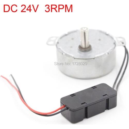 50TYC 3RPM Speed High Torque Electric DC 24V Gear Motor