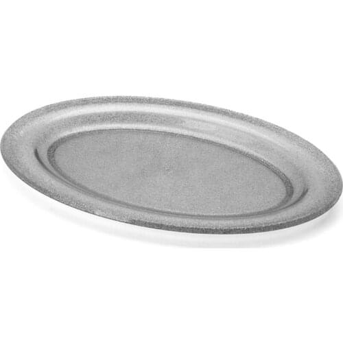 EWs Acrylic Small Size Kayak Plate-Silver Silvery