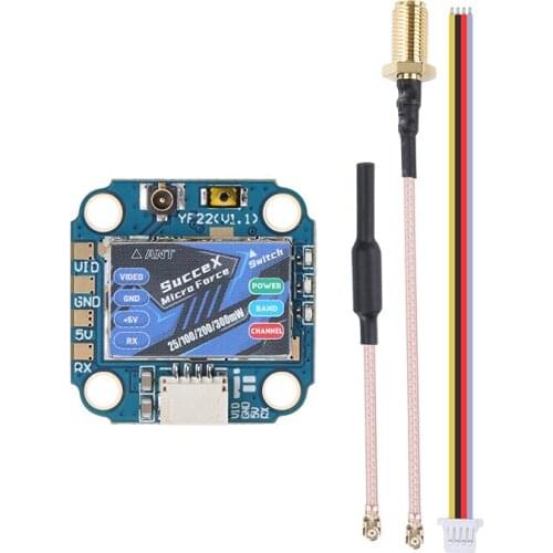 IFlight SucceX Micro Force 5.8GHz PIT/25/100/200mW/300mW VTX Adjustable with IPEX (UFL) connector for FPV part