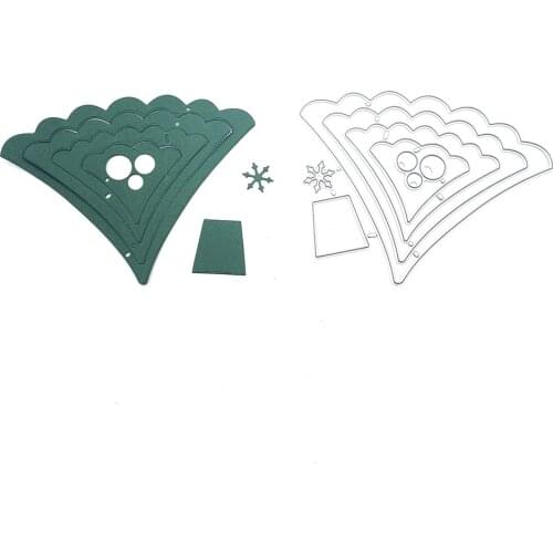 Julyarts Fan Lace Cutting Dies Christmas 2021 Mold For Stencils Dies Embossing Folders For Card Making