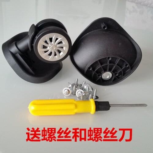 Luggage wheel accessories universal wheel mute trolley caster luggage suitcase wheel accessories replacement repair part
