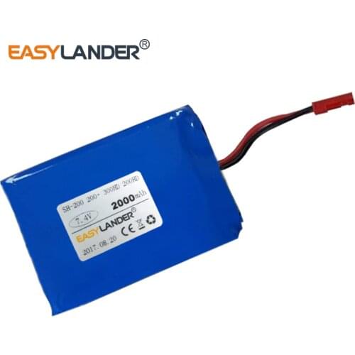 7.4V 2000mAh Li polymer battery For SATHERO SH-200 SH-200HD SH-200+ SH-300HD SH200 SH200HD SH200+ SH300HD