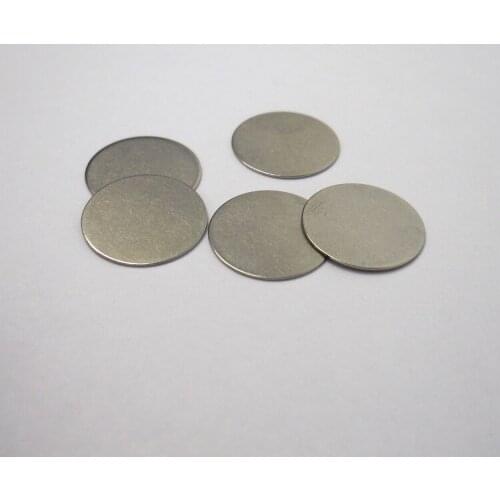SS304/316 CR2032 2025 Coin Cell Spacer For Button Battery Metal Material