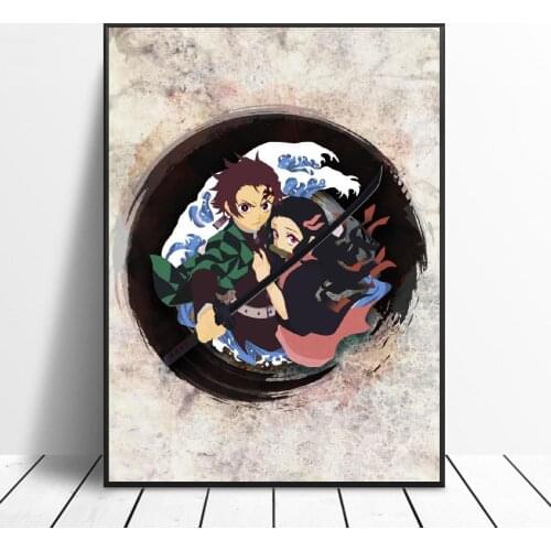 Demon Protector Canvas Print Wall Art Poster Picture Modern Bedroom Living Room Decoration No Frame