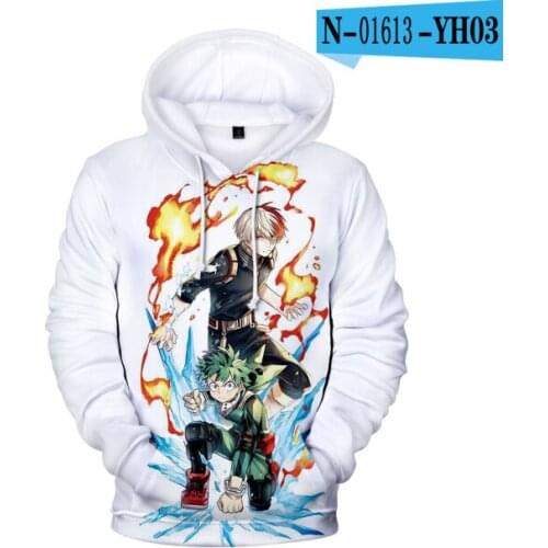 My Hero Academia Novelty Children 3D Hoodie Fashion Cosplay Sweatshirt Pullovers Funny Hoodie New Arrival Streetwear top