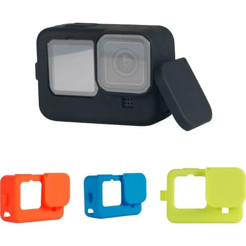 New Soft Slicon Protective Case Cover Housing Shell Accessories for Gopro hero 9 Black Action Cameras