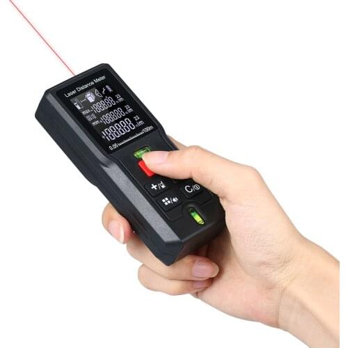 Handheld Digital Laser Distance Meter Portable Mini Range Finder High-precision Rangefinder LCD Display Backlight