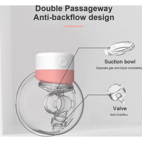 Wearable Electric Breast Pump Baby Accessories Milk Extractor Baby bottles Silent Invisible Hands Free LCD Intelligent Timing