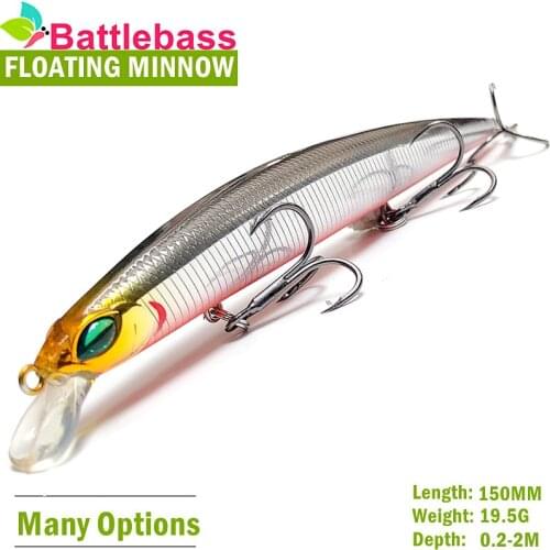 BATTLEBASS 2021 NEW Super Quality 8 Colors 140mm 19.5g Hard Bait Minnow Shad Crankbait Fishing Lure Bass Fresh Salt Water Tackle