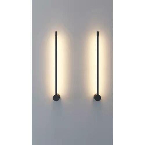 Modern LED Wall Lamp Long Hanging Lamp Bedroom Bedside Arc LED Sconce Wall Lights