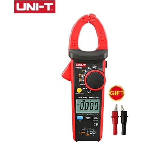 UNI-T UT216 Series Digital Clamp Meter UT216D 600A True RMS AC DC Auto Range Tongs Testers with Data Hold Backlight
