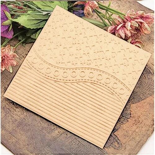 HOT plastic Star circle craft card making paper card album wedding decoration clip Embossing folders