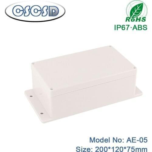 1pcs/lot 200*120*75mm plastic wall mounted enclosures box sealing waterproof junction box pcb assembly set top box