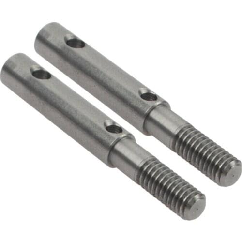 2PCS Hard Steel Front Rear Portal Stub Axle Drive Shaft for Axial SCX10 III AXI03007 AXI232008 1/10 RC Crawler Upgrades Parts