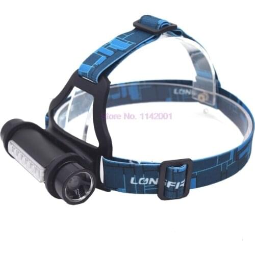 20 pieces MINI LED Headlight 3Mode Headlamp Flashlight Head Lamp Torch Working Light linternas+USB Cable