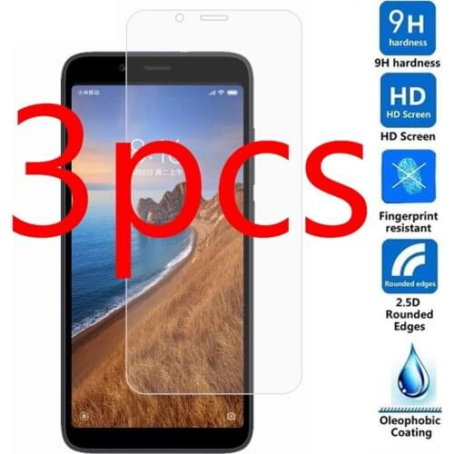 3 pcs For xiaomi redmi 7a Protective glass for xiaomi radmi 7 a screen protector xiami xiomi red mi a7 tempered glas mia7 film