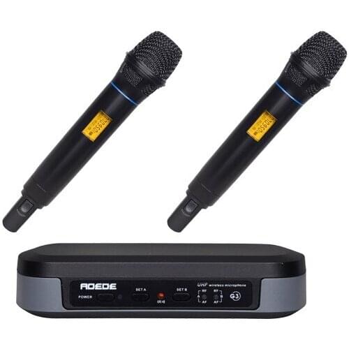 CHURCH USING UHF PRO WIRELESS DUAL MICROPHONE SYSTEM