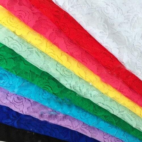 Elastic cotton African lace fabrics high quality for wedding White African dry lace swiss cotton lace