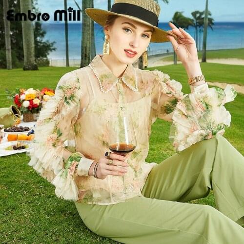 Embro Mill Womens Long Sleeve Shirts