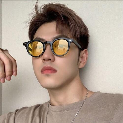 Round Sunglasses Men Vintage Brand Design Driving Women Sun Glasses Luxury Fashion Woman Men Shade Glasses Gafas De Sol Hombre