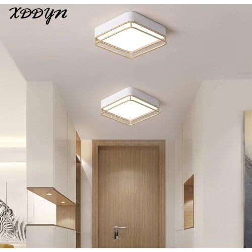 Minimalism Fashion LED ceiling light for living room bedroom corridor aisle balcony modern round/square ceiling lamp wall lamp