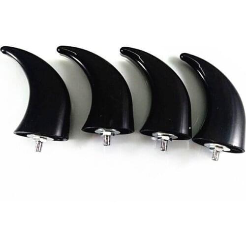 Motorcycle Black Fender Front Horns Decoration Bobber Touring Cafe Racer Cruiser Chopper Old School Street bike