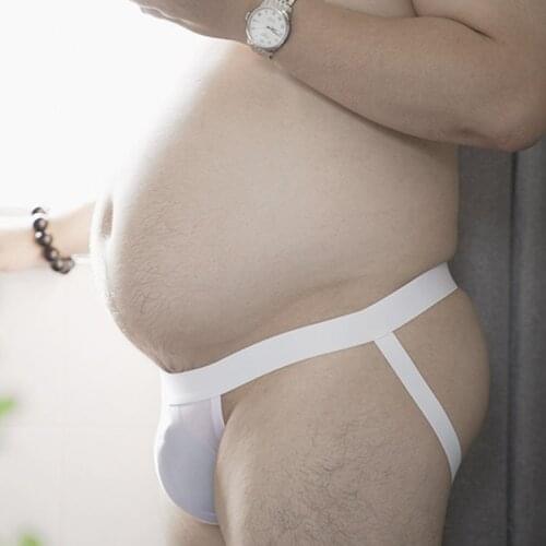 Mens thong panties for gay Sexy lingerie panties Chubby Bear G-Strings buttocks underwear Penis Underpants