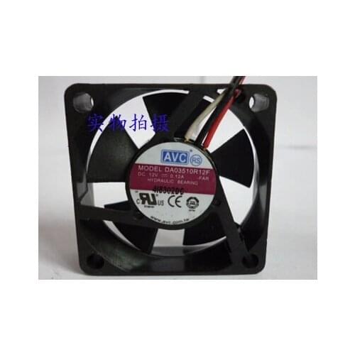 The original AVC DA03510R12F 3510 12V 0.12A 3 line oil cooling fan