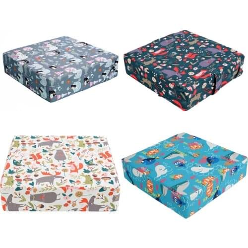 Portable Kids Baby High Chair Pad Booster Travel Dining Room Adjustable Detachable Washable Thicken Sponge Seat Cushion