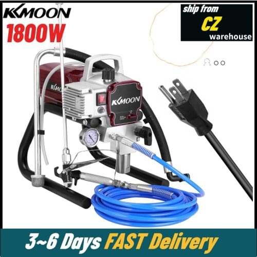 KKmoon Professional Airbrush High-pressure Airless Spray Gun Spraying Machine Electric Paint Sprayer Internal-feed Painting Tool