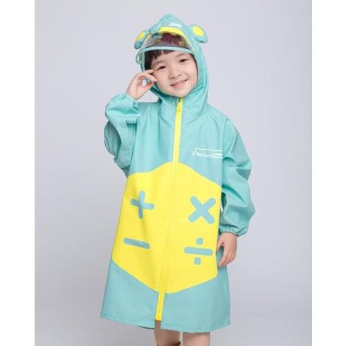 Thick Waterproof Raincoat Children Cute Raincoat Windproof Raincoat Girl Outdoor Hiking Trip Capa Chuva Infantil Rain Gear DD60Y