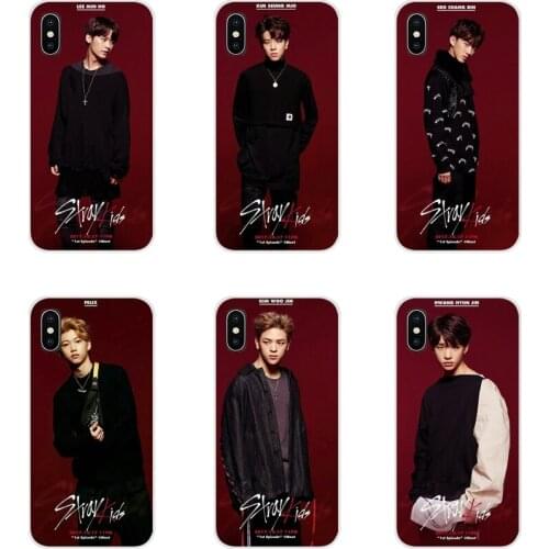 TPU Shell Cases For Xiaomi Mi6 A1 5X 6X Redmi Note 5 5A 4X 4A 4 3 Plus Pro pocophone F1 jeongin minho stray kids jisung changbin