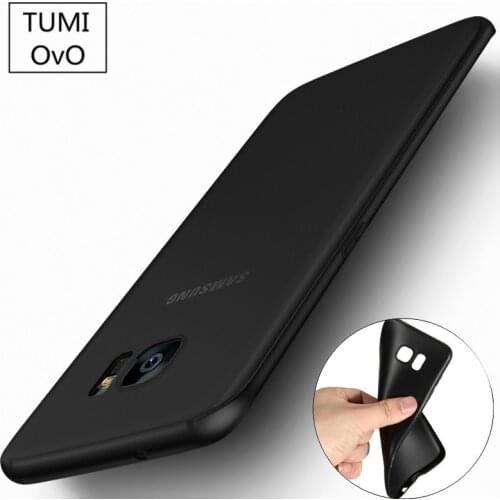 Ultra Thin Black Matte Soft Silicon TPU Case for Samsung Galaxy J1 J3 J5 J7 A3 A5 A7 2015 2016 2017 2018 S6 S7 Edge S8 S9 Plus