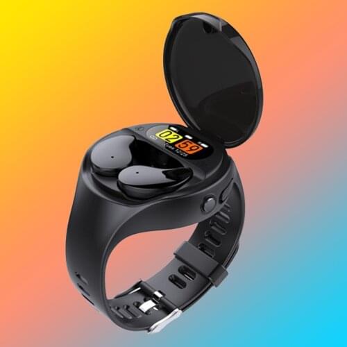 High Quality 2021 Newly Arrival Wireless Earbuds Bt Earphone Two In One Smart Watch Earphone With Multi Functions