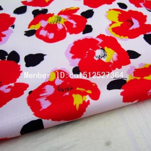 WF248 - 70cmx46cm PVC coated waterproof fabric - Flowers