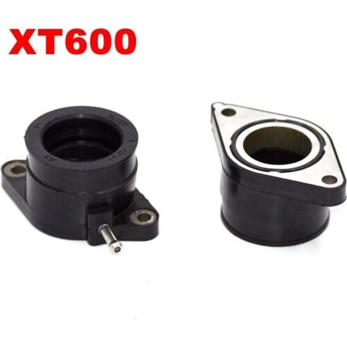1 Pair Motorcycle Carburetor Interface Adapter Motor Carburetor Intake Manifold Glue For Yamaha XT600E XT600Z XT600 1984-2003