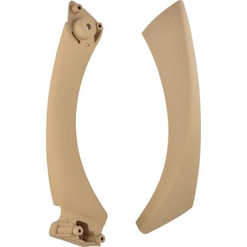 2Pcs Beige Black Gray Left Right Car Interior Handle Inner Door Armrest For BMW 3 Series E90 E91 2005-2012 316 318 51417230849