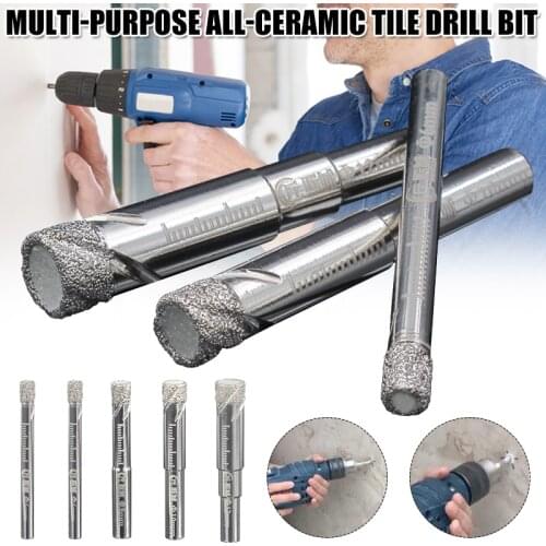 Dry Vacuum Brazed Diamond Drilling Core Bits Ceramic Tile Hole Saw Granite Marble Drill Bits with M14 thread B88