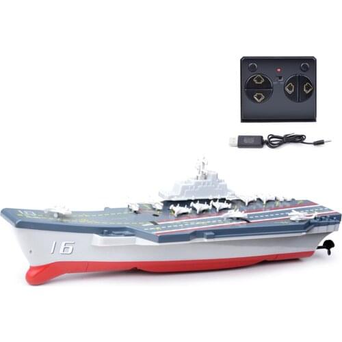 2.4G Mini Wireless Electric Cruiser Childrens Remote Control Boat Kids Water Toys Speedboat Aircraft Carrier Model Toy