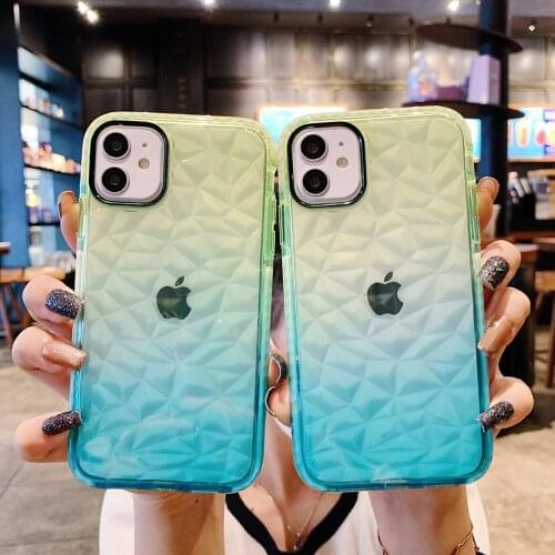 3D Diamond Pattern Clear Phone Case For Huawei P40 Pro P30 P20 Lite Mate 20 30 40 Soft Silicone Cover Coque For Honor 20 30 Pro