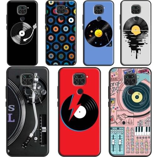Vinyl Record Retro Case For Xiaomi Redmi Note 9 Pro 8 7 8T 9S Note 10 Pro Coque For Redmi 9 9A 9C 9T K40 8A