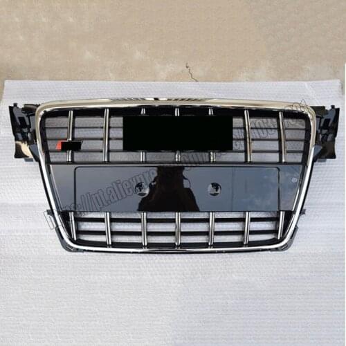 FOR AUDI A4/S4 B8 8T 2009 2010 2011 2012 S4 STYLE BLACK Front grille BUMPER HOOD grille