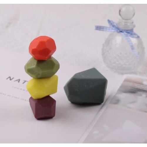 Cake Decorating Tools Creative Stone Silicone Mold Candle Mold Candle Making Supplies Soap Mold Fondant Molds