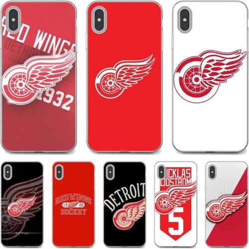 Housing ice-Hockey-Detroit-Red-Wings For Huawei P30 P40 P20 P7 P8 P9 P10 Lite Plus Pro 2015 2016 2017 Mini