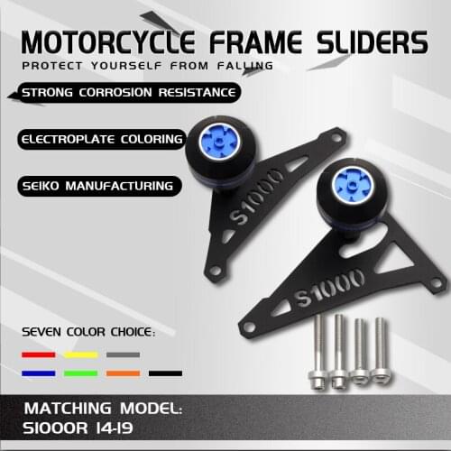 Motorcycle CNC Aluminum Falling Protection Frame Sliders Crash Protector For S1000RR S 1000 RR S1000 RR S 1000RR 2015-2017