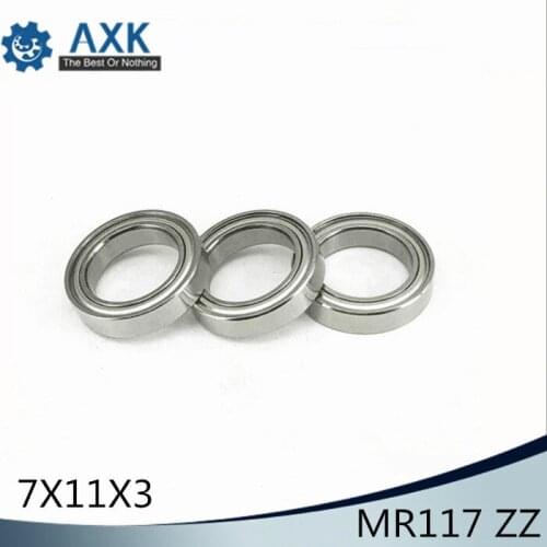 MR117zz Bearing 7*11*3 mm ( 10 PCS ) ABEC-5 Miniature MR117 Z ZZ High Precision MR117Z Ball Bearings