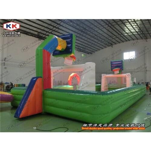 New Coming Custom Made Inflatalbe Basketball &Football Court