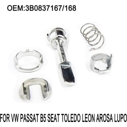 OE 3B0837167/168 VW PASSAT B5 SEAT TOLEDO LEON AROSA LUPO DOOR LOCK REPAIR KIT LEFT OR RIGHT SIDE NEW 5PCS/SET