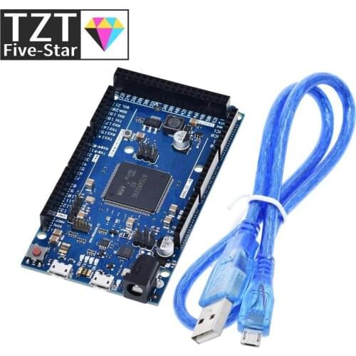 Official Compatible DUE R3 Board SAM3X8E 32-bit ARM Cortex-M3 / Mega2560 R3 Duemilanove 2013 For Arduino Due Board With Cable