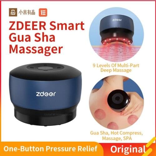 Portable Scrape Massager Left Point Smart Cupping Vacuum Suction Cups Magnet Therapy Guasha Scraping Electric Neck Massag